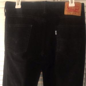 Levi's Black 514 Cords Men's Size 30/32